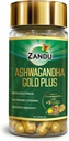 Zandu Ashwagandha Gold Plus, Made with Gold, Ashwagandha, Safed Musli, Shilajit " Other Ayurvedic Ingredients, Helps to Boost Stamina, Strengthenings Immunity, 60 Caps