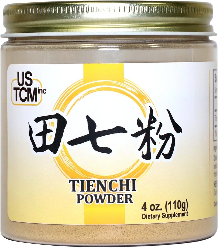 100% puro Tienchi Powder Pseudoginseng Notoginseng Sanqi Powder Tienchi Ginseng Powder ❌ 120 120mesh (4oz)