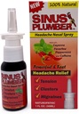 Sinus Plumber Migraine Headache Nasal Spray con Capsaicina y Feverfew