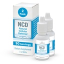 Waiora Natural Cellular Defense (NCD) Liquid Zeolite Drops, Clinoptilolite for Men &amp; Women - Suplemento para Immune, Healthy Gut Support, Cleanse, pH Balance (0.5oz Bottle, 2 Ct – 180 serv)