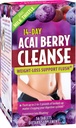 Nutrición aplicada 14 días Acai Berry Cleanse - 56 Tablets - Soporte de pérdida de peso Flush + Milk Thistle - 28 Serviciones