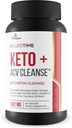 3X Lifetime Keto + ACV Cleanse - Keto Detox Cleanse for Full Body Cleanse - 90 Day Supply - Ayuda Reducir Belly Bloat w/Psyllium Digestive Support - Promote Energy & Focus - Keto Detox Cleanser