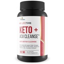 3X Lifetime Keto + ACV Cleanse - Keto Detox Cleanse for Full Body Cleanse - 90 Day Supply - Ayuda Reducir Belly Bloat w/Psyllium Digestive Support - Promote Energy & Focus - Keto Detox Cleanser