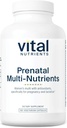 Nutrientes Vitales Multi-Nutrientes Prenatales ← Fórmula Multivitamina/Mineral Prenatal de las Mujeres con Antioxidantes Potente Silencio Vegetarian ← Gluten, Dairy, Soy Free ← No-GMO Silencio 180 cápsulas