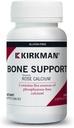 Kirkman Bone Support Suplemento de calcio, 180 cápsulas vegetarianas, suplementos de fuerza ósea para ayudar a mantener la densidad, cinco fuentes de calcio libre de fósforo, vitamina C, D &amp; magnesio