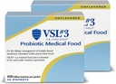 VSL #3® Probiotic Powder for Digestive Health, IBS & UC Symptoms - 450B CFUs, High-Potency, Multi-Strain, Live, Refrigerated Probiotic, Medical Food for Gut Health Support in Men &amp; Women, 60 Pack