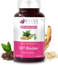 Sheltr DHT Blocker with Biotin, Pumpkin Seed, Green Tea Extract, Omega 3, Ginseng Extract, Vitamin C,E, B6, Ayuda a reducir la caída del cabello, estimula el suplemento de crecimiento del cabello para hombres &amp; mujeres - 60 Tablets