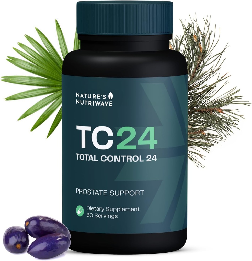 TC24 - Suplemento natural con Myrciaria Jaboticab, Lipophytol, Pygeum Africanum Extract " Boron ← Non-GMO, Stimulant-Free, Easy-to-Take ANTE Hecho en EE.UU., GMP-Certified ¦ 60 Capsules, 1 Month Supply