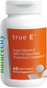 NatureCity True-E Full Spectrum Tocotrienols Vitamina E &amp; Natural Alpha Tocopherol Suplemento ← Vitamina sostenible E Tocotrienols de Evnol Suprabio ← Non-GMO Vitamin E Complex tención 60 Soft gels