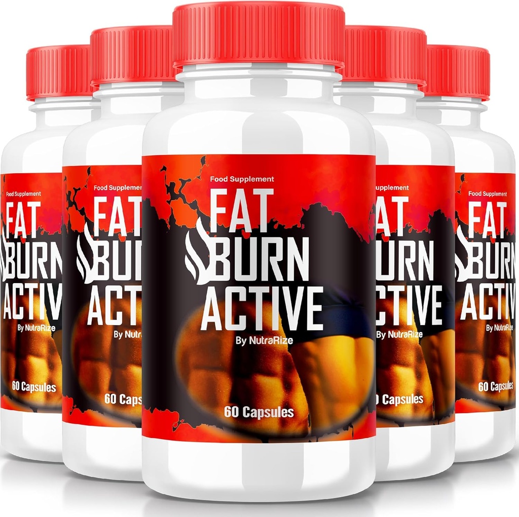 (5 Pack) Fat Burn Active Pills, Fat Burner Active Advance Keto Formula - Advanced Weight Loss Support, All Natural Keto Supplement, Fat Burn Keto Vitaminas, FatBurn Keto Active Reviews (300 cápsulas)
