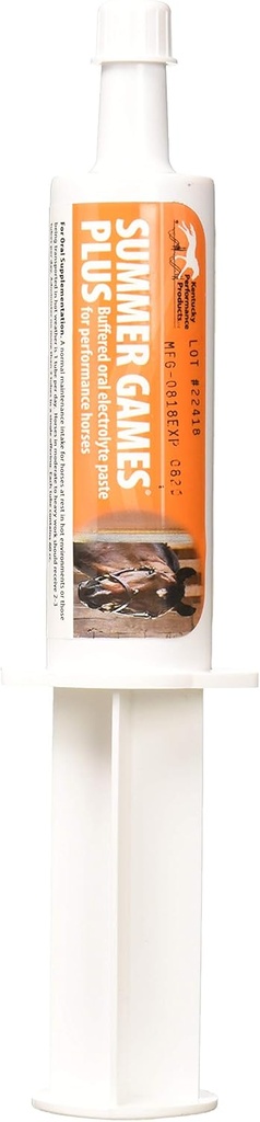 04409 Electrolyte Paste for Horses (3 Pack) 044093 60cc Summer Games Plus Elect