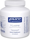 Pure Encapsulations L-Lysine - Essential Amino Acid Supplement for Immune Support " Gum, Lip Health* - with L-Lysine HCl - 270 Capsules