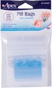 Bolsas de plumas de Apex Píldora desechable, vitamina y medicina Organizador Pouches, Bolsas de sellos de cobre con sello de proa de aire, tamaño de bolsillo y viaje amigable, fácil de usar, 50 cuenta, BPA Gratis