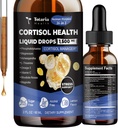 Totaria cortisol Suplemento Liquid Drops Hormon Balance para Mujeres Hombres con Complejo Magnesio,Ashwagandha,Rhodiola Rosea,L Theanine,Phosphatidylserine Suplementos Mood, Focus, Sleep Support 2 FL.OZ