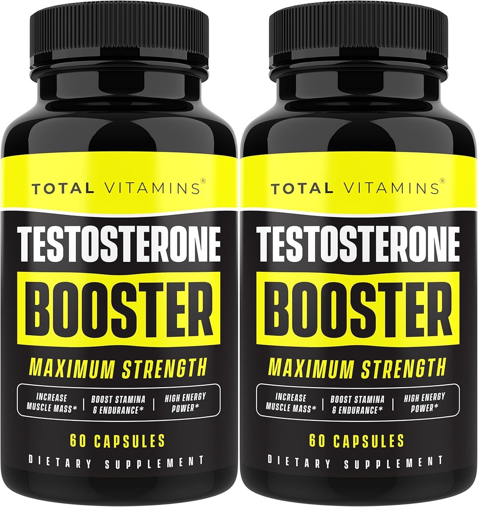 Booster de testosterona - Suplemento de testosterona para hombres - Male Enhancing Suplementos - Booster de testosterona para hombres píldoras alfa para test Boost Max Crecimiento muscular, Libido, Energía y Píldoras de resistencia