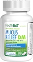 HealthA2Z® Mucus Relief DM TENIDO Dextromethorphan HBr 20mg TEN Guaifenesin 400mg ANTE No Benzene ANTE Cough, Comunicado Inmediato, Uncoated (120 Conde (Pack of 1))