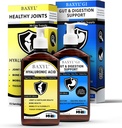 BAXYL & BaxylGI Bundle Pack - (6 fl oz Each) - Hyaluronic Acid Joint Supplement & Hylarunonan Amaferm Prebiotic Digestive Supplement.