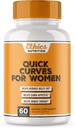 Curvas rápidas - Píldoras de peso quemador de grasa para las mujeres ¦ Appetite Suppressant, Best Fat Burner Metabolism Booster ¦ Slimming Belly Fat Burner Diet Píldoras que funcionan rápido, fuerza adicional - 60 cápsulas
