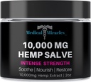 Milagros Médicos Salve Intenso Fuerza 10,000 MG. Ideal para HIPS, articulaciones, cuello, espalda, codos, tenazas, manos y rodillas. 100% Natural - Proudly Made in USA