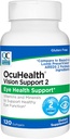 Calidad Escoge Ocuhealth, Salud Ocular Visión Soporte 2 Vitamina &amp; Suplemento Mineral Softgels, 120 Botellas Cuenta