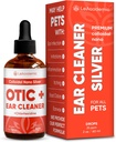 Limpiador de oídos de perros OTIC+ Solución ← Tratamiento de la infección de los oídos de perros ¦ Silver Cleaner " Chlorhexidine Wash for Cat in Drops " Ayudas con irritaciones óticas " picaduras en mascotas