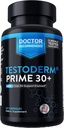 [Hombres más de 30, Power UP]- ¿Lavado de pelo? ¿Energía de baja hombría? Doctor respaldado, Soporte Integral para Vitality, Manhood, Hair Support, Focus, All While combating Negative DHT Effects