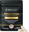 Akkermansia Probiótico, GLP-1 Suplemento para Gut Health " Digestion, DigeSEB Digestive Enzymes & Vitamin B Complex - 30 Billion TFU, Third-Party Tested, 5 Capsules