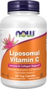 NOW Supplements, Liposomal Vitamin C, Immune & Collagen Support, 120 Veg Capsules
