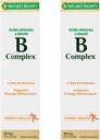 Complejo de vitamina B Complejo sublingual líquido, 2 Oz (Pack of 2)