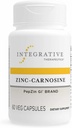 Terapéutica Integrativa Zinc-Carnosine - Digestive & Gut Health Support* - GI Tract Supplement - Vegan, Gluten-Free &amp; Dairy-Free - 60 cápsulas (60 piezas)