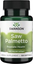 Swanson Saw Palmetto Hombres Prostate Health Hormones Apoyo Urinary Health 160 Milligrams 120 Sgels