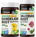 BIO KRAUTER Dandelion Root 60 Gummies &amp; Valerian Root 90 Gummies