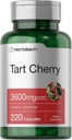 Horbäach Tart Cherry Extract Capsules Silencio 3600mg Silencio 220 Pills Silencio Non-GMO, Gluten Free ← Tradicional Herbal Suplemento