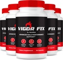 (5 Pack) Vigor Fix Male Suplemento, VigorFix Pills for Men, Daily Nutrition for General Health and Wellness, Vigor Fixed Support Capsules for Confidence and Energy, Reviews (300 cápsulas)