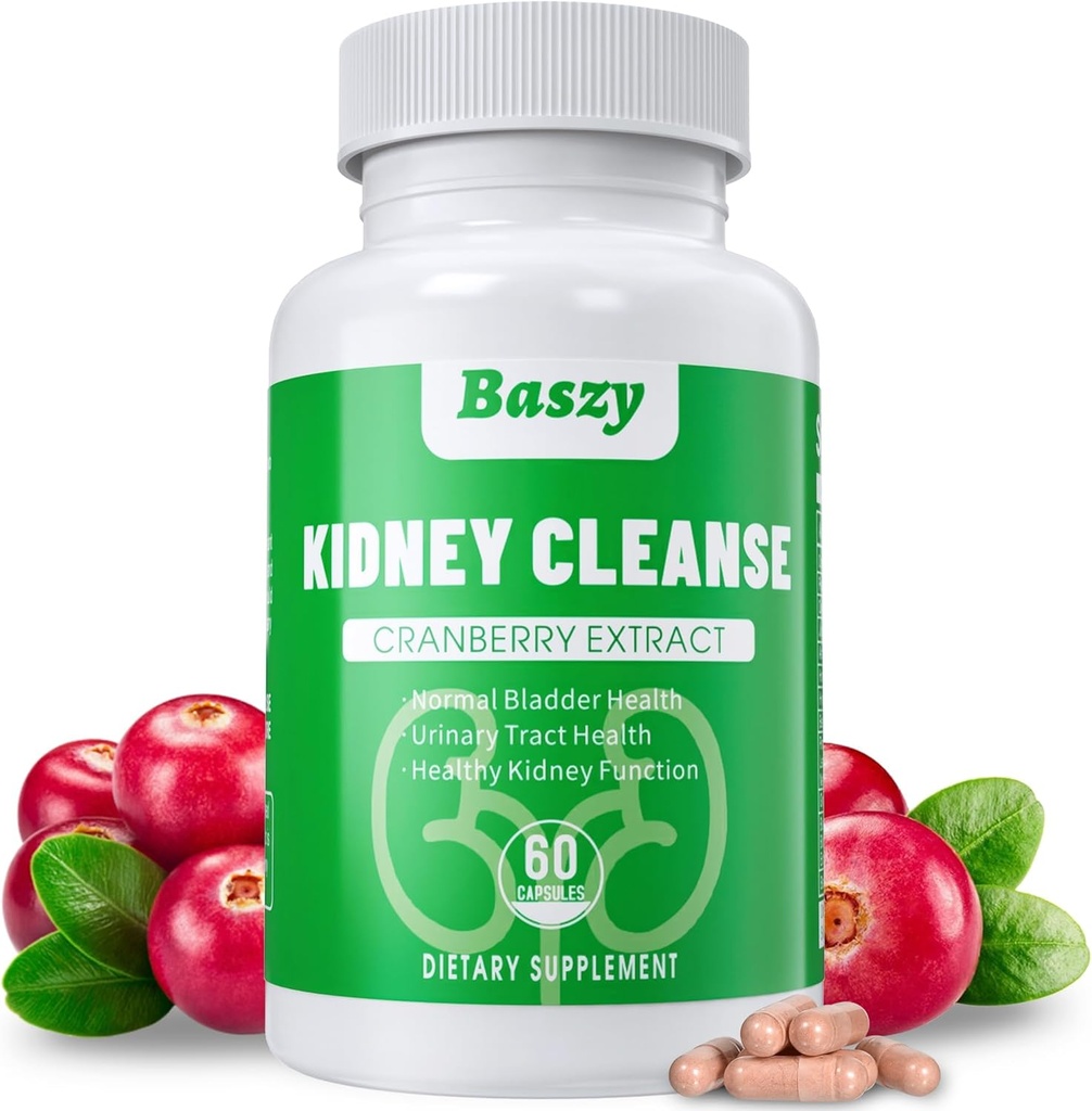Kidney Cleanse Detox " Reparar ← Extra Strength 50:1 Cranberry Extract ← 22-in-1 Kidney Health Supplement ← Kidney Support Formula for Kidney Restore  Kidney Detox and Bladder Health