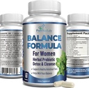 Complejo de equilibrio para las mujeres - para la salud vaginal, herbal detox " Cleanse, Vaginal Probiotics, Supports Healthy Intestinal Flora, Helps with Yeast Infections 60 Capsules