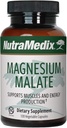 NutraMedix Magnesium Malate - Bone Health, Joint & Muscle Support - Ausorción mejorada - Energy Support Supplement - May Help Vitamin D Absorption (120 Vegetarian Capsules)