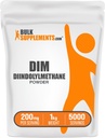 BulkSupplements.com DIM Powder - Diindolylmethane Powder, DIM Supplement for Men &amp; Women - DIM 200mg, Gluten Free - 200mg por Serving, 5kg (11 lbs) (Pack of 5)