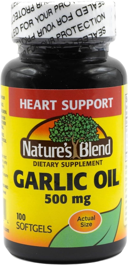 Aceite de ajo de la naturaleza 500 mg 100 Softgels