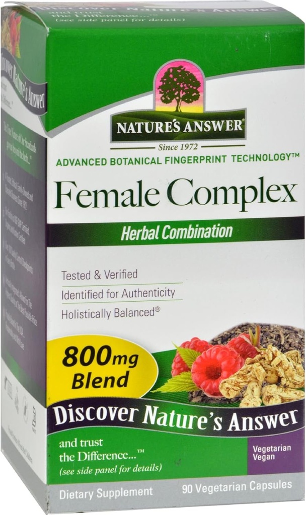 Respuesta de la naturaleza Complejo femenino - 90 cápsulas vegetarianas