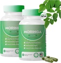 Pure Moringa Powder Capsules - 800mg, Antioxidante Superfood for Energy, Skin Health & Gut Support - Rich in Essential Vitamins & Amino Acids - Natural, Non-GMO, 60 cápsulas (2)