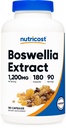 Nutricost Boswellia Extract 180 Capsules for 90 Servings Per Bottle - Gluten Free and GMO Free, Vegan