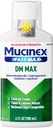 Mucinex DM Max Liquid Cough " Cold Medicine for Adults, Cold and Flu Medicine for Excess Mucus Relief, Guaifenesin " Dextromethorphan Expectorant " Decongestant for Adults, Dr Recommended, 6.0 Fl Oz