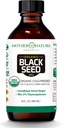 Madre Naturaleza USDA Orgánica de semillas negras – Cold Presionado, sin refinar & Vegan Nigella Sativa, High Thymoquinone (2%+), Omega 3 6 9 para Immune, Conjunto " Apoyo al Corazón, Piel " , No GMO, 16oz