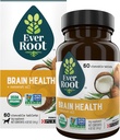 Suplementos de perros Everroot alimentados por Purina Brain Health Tablas con aceite de coco - 4.02 oz. Canister