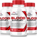 (3 Pack) Hemagenix Capsules, Hemagenix Advanced Blood Support Formula, All Natural Supplement to Maintain Healthy Levels, Extra Strength Pills for General Wellness, Official Reviews (180 Capsules)