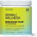 Sparkle Wellness VERISOL Bioactive Hydrolyzed Collagen Peptides  Collagen Powder Suplemento con Vitamina C ' Hyaluronic Acid for Hair, Skin y Nail Health ← Skin Boost Plus (Tropical) [30-Serves]