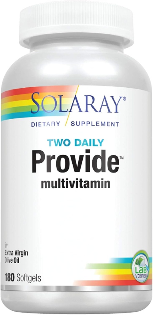 SOLARAY Proporcione Multivitamin Silencio Dos diarios