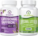 Suplementos de Safrón Liposómico 88,5 mg con Luteolina 500 mg