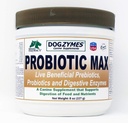 Dogzymes Probiótico Max -10 Billones Probióticos de CFU, Prebióticos, Enzimas Digestivos - (8 onzas)